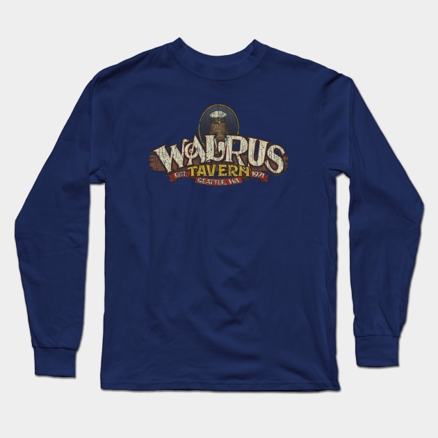 Walrus Tavern Seattle 1971 Long Sleeve T-Shirt by JCD666